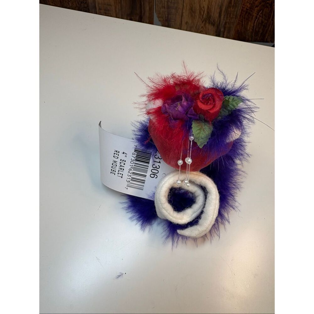 ANNALEE Vintage Red Hat Society Mouse NEW - Picture 4 of 4